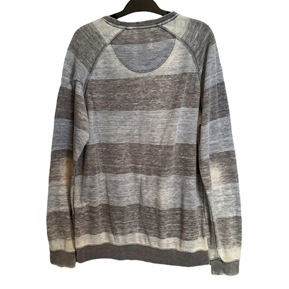 Heritage by Report Collection Long Sleeve Shirt Size Medium Men's Striped Surfer - Picture 2 of 16